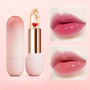 Tinte Labial que Cambia de Color, Marca Privada OEM MLM, Brillo Labial Transparente con Pétalos, Hidratante, Resistente al Agua, de Larga Duración, Personalizable - Product Image 4