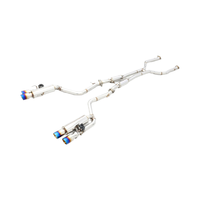 Système d'échappement Catback de course en acier inoxydable poli miroir OEM Performance 1,5 mm, tuyau de descente, tuyau d'échappement pour Lexus RC 200T