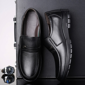 Mocasines de Cuero para Hombre, Color Marrón Sólido, Zapatos Casuales Hechos en Wenzhou - Product Image 5