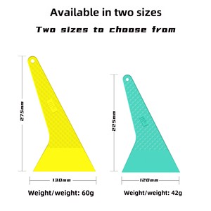 Qili Triangle Scraper Window Tint Tools Car <strong>Vinyl</strong> Wrap Water Scraper - Product Image 4