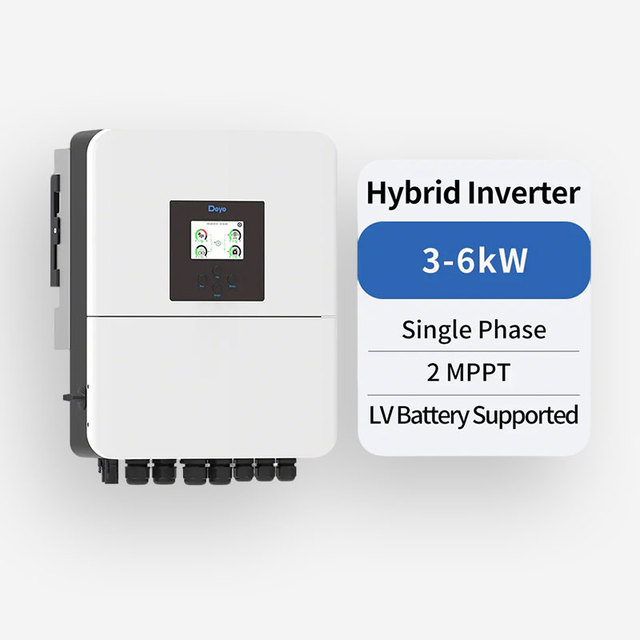 Deye Hybrid Inverter SUN-3-6K-SG04LP1-EU-SM1/SM2 3kw 3.6kw 5kw 6kw Single Phase Onduleur deye LV Battery