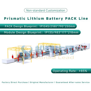 Tùy chỉnh Prismatic Lithium Ion Battery Pack dây chuyền lắp ráp cho xe tay ga điện và ô tô xe buýt Xe pin - Product Image 4