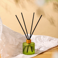 Diffuseur d'aromathérapie sans feu 50 ml, sans alcool, parfum léger longue durée 60-90 jours, pour toilettes et salles de bain intérieures