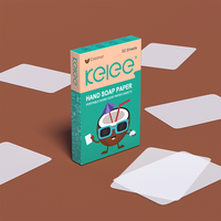 Feuilles de savon en papier portables, jetables, parfumées, pour le lavage des mains en voyage et en extérieur