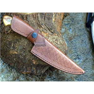 Cuchillo de Chef de Acero de Damasco Hecho a Mano de Primera Calidad, Cuchillo de Cocina Duradero para la Preparación Diaria de Alimentos, Cuchillo de Chef de Damasco Afilado como una Navaja - Product Image 6
