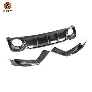 Difusores de Parachoques Trasero de Fibra de Carbono Estilo FD de Alta Calidad para <span class=keywords><strong>Audi</strong></span> <span class=keywords><strong>RS5</strong></span> B9.5 Sedán 2021 <span class=keywords><strong>2022</strong></span>, 3 Piezas - Product Image 5