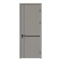 Porte en bois massif écologique de qualité supérieure avec grain de bois à transfert thermique et taille personnalisée pour écoles et restaurants