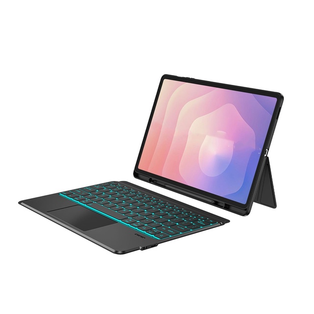 Wireless Detachable Keyboard Case with Multi Angle Adjustable Stand for Galaxy Tab S11 Ultra Built in Touchpad Keyboard Cover