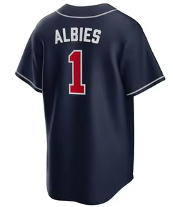 Nouveau Maillot de Baseball Personnalisé Brodé pour Hommes 2026 – <span class=keywords><strong>13</strong></span> Ronald Acuña Jr, 28 Matt Olson, 1 Ozzie Albies – Édition Américaine - Product Image 3