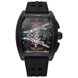 Reloj de Cuarzo Deportivo de Silicona <span class=keywords><strong>Richard</strong></span> 2026, Diseño Hueco, Moderno, con Múltiples Zonas Horarias, Esfera de 43 mm, Forma de Barril, para Hombre, Superventas - Product Image 5