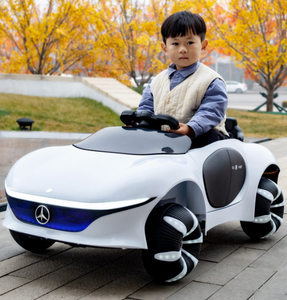 Çocuk elektrikli araba uzaktan kumanda ile bebek oyuncak oturabilir dört tekerlekli pil arabası/elektrikli bebek arabaları ile uzaktan - Product Image 4