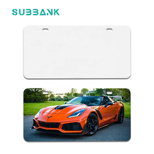 Targa Auto Europea in Alluminio per Sublimazione, Personalizzabile con Design a Trasferimento Termico - Product Image 6