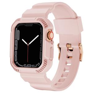 Correa Resistente Compatible con Apple Watch Series 9/8/7/6/5/4/3/2/1 con Funda Protectora 45 44 49mm Correa de TPU para Reloj - Product Image 6