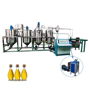 Oil pressing and vegetable used palm Factory price crude edible dewaxing deodorizing tank plant machinery oil refining equipment