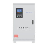 Régulateurs/Stabilisateurs de tension YILONG 30KVA 220V, grande capacité, type servo, régulateur automatique 30000VA, qualité industrielle AVR