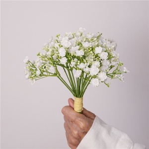 Plastica artificiale neonata 18 pz/Bundle Bouquet da sposa piccoli fiori primaverili per la decorazione della festa di compleanno di nozze - Product Image 3
