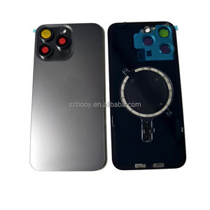 Vetro posteriore con struttura in metallo magnete e lenti a camma per <span class=keywords><strong>iPhone</strong></span> 15Pro 15 Pro max <span class=keywords><strong>Cover</strong></span> batteria vetro posteriore - Product Image 5