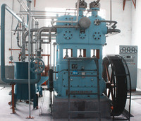 Compresor de Amoníaco Sabroe Modelo ZW, Pistón Recíproco, Sin Aceite, Refrigerado por Aire y Agua, Motor Eléctrico con Motor y Rodamientos