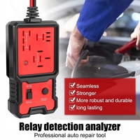 Nouveau testeur de relais automobile avec lumière LED - Couleur rouge - Connectivité USB - Adaptation universelle