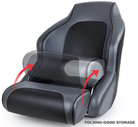 Siège Bateau Flip-Up Capitaine Sport Premium le Plus Populaire – Fabrication Chinoise