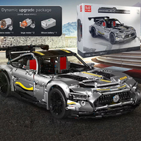 Mould King 13126 Technology 1/8 Super Sports Racing Car Model Mobil Mainan Bongkar Pasang untuk Dibangun dan Dipajang Model Building Blocks