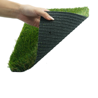 Rumput Buatan 42mm Hemat Biaya, Bilah Dua Warna Seragam untuk Penggunaan di Halaman Belakang, Ramah Lingkungan, Tahan Lama, Tahan Api, Ringan, Cepat Menyerap Air