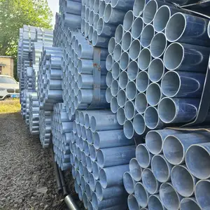 WholesaleHot Dipped Tuyau d'acier galvanisé ASTM A106 6 Meter A53 Tube en acier galvanisé pour les matériaux de construction
