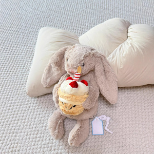 ตุ๊กตากระต่ายเจลลี่แคท รูปเค้กวันเกิด ตุ๊กตาหมีบอนนี่ ของเล่นนุ่มนิ่มน่ากอด ของขวัญแสนอบอุ่น - Product Image 5