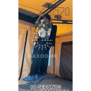 Grande Tenda Laterale per Auto a 270 Gradi, 2M 2.5M, in Tessuto Oxford con Protezione UV per Campeggio - Product Image 2