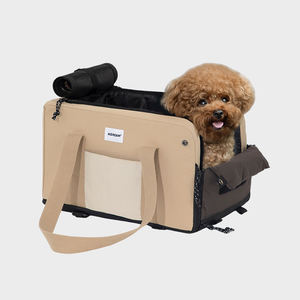 Asiento de Coche Portátil de Lujo para Mascotas, Bolsa de Transporte Transpirable, Ajustable, Impermeable, Suave, Antisuciedad, Cojín de Copiloto para Mascotas, Moderno - Product Image 1