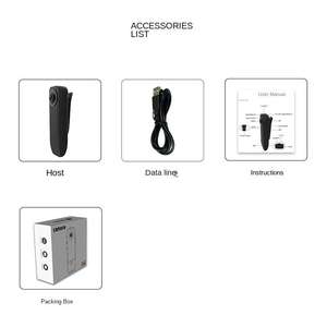 Cámara Corporal Portátil A18 1080P, <span class=keywords><strong>Mini</strong></span> Grabadora de Video con Clip, Detección de Movimiento, Grabación Directa, Tarjeta TF, Visión Nocturna, Pequeña - Product Image 5