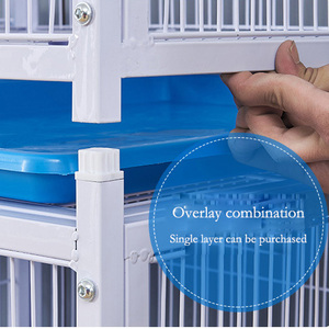 Cage à pigeons multi-niveaux en acier galvanisé de qualité supérieure, <span class=keywords><strong>anti</strong></span>-évasion, avec système de sécurité renforcé <span class=keywords><strong>anti</strong></span>-fouines, pour l'exposition commerciale de pigeons - Product Image 5