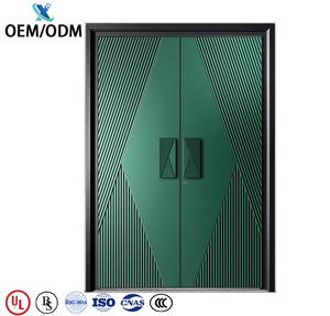 家用旋转防火室内现代金属入口钢制防盗门 - Product Image 2