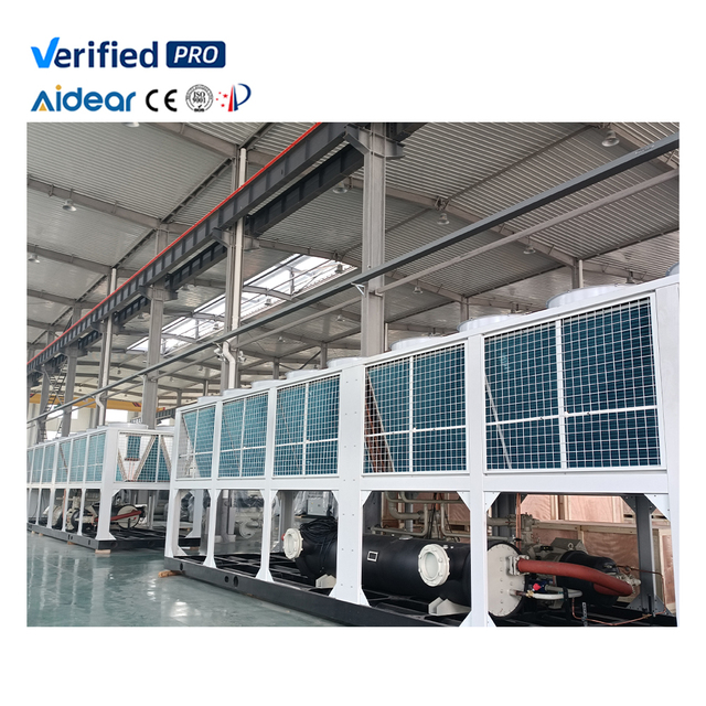 Industrial Screw Air Cooled Water Chiller 50-200 Tons with Pump As Core Component Bath Acid Cooling System Plating