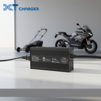 Chargeur de moto électrique XT30 300W pour tondeuse à gazon, batterie lithium 3A 84V 87.6V avec PFC intégré, compatible LED EU/US/UK