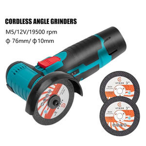 ماكينة جلخ زاوية لاسلكية، قاطعة قضيب جلخ، صاقل كهربائي مع شفرة قطع، ماكينة تلميع المعادن، آلات القطع - Product Image 4