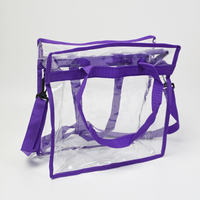 Sac à bandoulière transparent en PVC personnalisé
