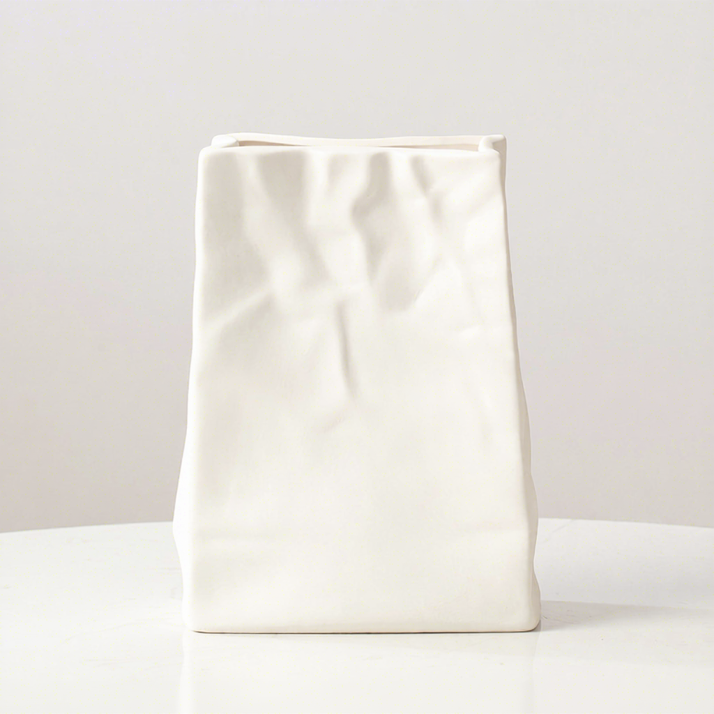 Sac en papier blanc-grand