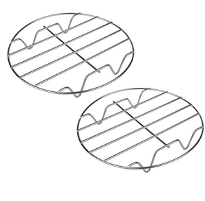 Rejilla Redonda de Acero Inoxidable para Hornear y Enfriar - Rejilla Multiusos para Vaporera, <span class=keywords><strong>Olla</strong></span> de <span class=keywords><strong>Presión</strong></span> y Molde para Pasteles - Product Image 5