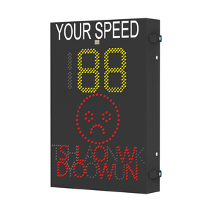 لوحات رادار للسرعة LED رادار الحد الأقصى للسرعة 3 إشارة علامات السلامة المرورية على الطرق الرقمية-، DC 12V - Product Image 1