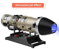 Moteur TECHING DM135 DIY 1/10 Bypass Turbofan Entièrement Métallique Modèle d'Origine