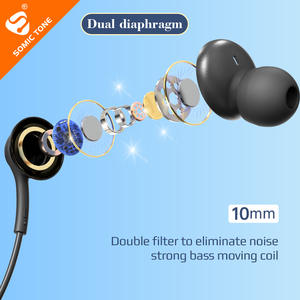 หูฟัง SOMIC TONE D21C คุณภาพสูง แบบ Type C หูฟัง <span class=keywords><strong>AKG</strong></span> ความยาวสาย 1.2 เมตร แบบใส่ในหู พร้อมไมโครโฟนในตัว ชิปดิจิตอล สำหรับ Galaxy S20 - Product Image 4