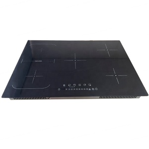Plaque de cuisson à induction intelligente à cinq zones, fabriquée en usine, avec zone flexible, plaque de cuisson électrique pour poisson - Product Image 2
