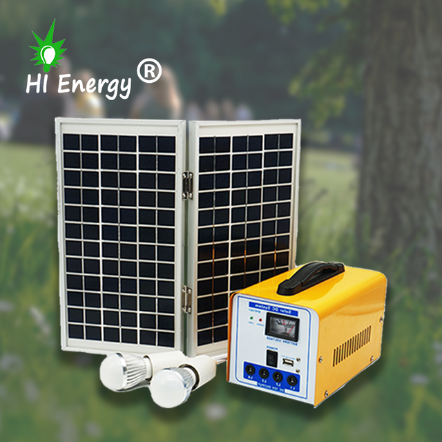 HiEnergy Portable Portable Solar Kit for Indoor and Outdoor Camping Solar Power System