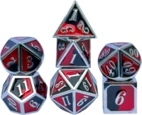 Juego de Dados Metálicos Estándar de 16 mm para Juegos de Mesa