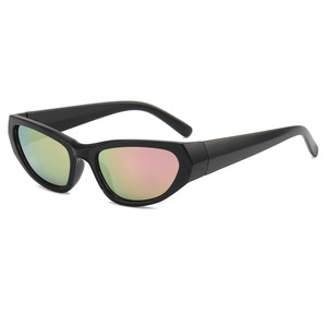 Lunettes de soleil sport Xsy, monture PC, protection UV400, pour cyclisme en extérieur, voyage, monture petite et tendance, verres bleus - Product Image 5