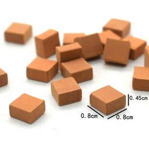 Ladrillos Pequeños de Juguete, Ladrillos Rojos, <span class=keywords><strong>Mini</strong></span> Ladrillos Hechos a Mano para Construir Micro Paisajes y Casas - Product Image 4