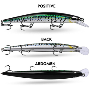 Leurre de pêche dur en plastique avec revêtement laser bionique, 16,8 cm, 24,8 g, 6 couleurs - Product Image 4