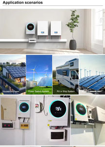 Onduleurs solaires 5kw 6kw 8kw 10kw 12kw 24V 48V Onduleur hors réseau à onde sinusoïdale pure 15kw Onduleur 5kv Batterie <span class=keywords><strong>Inventeur</strong></span> Énergie solaire - Product Image 5