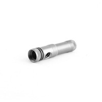 Pièces usinées CNC en aluminium 6061 6063, boîtier de lampe torche en aluminium usiné CNC avec anodisation noire